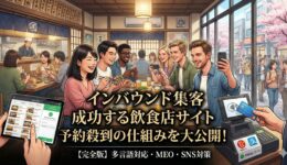 インバウンド集客飲食店ブログのサムネ