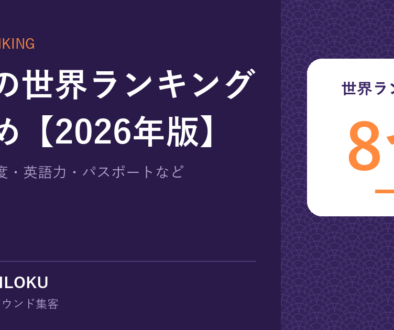 日本の世界ランキングまとめ【2026年版】｜世界ランキング 8つ